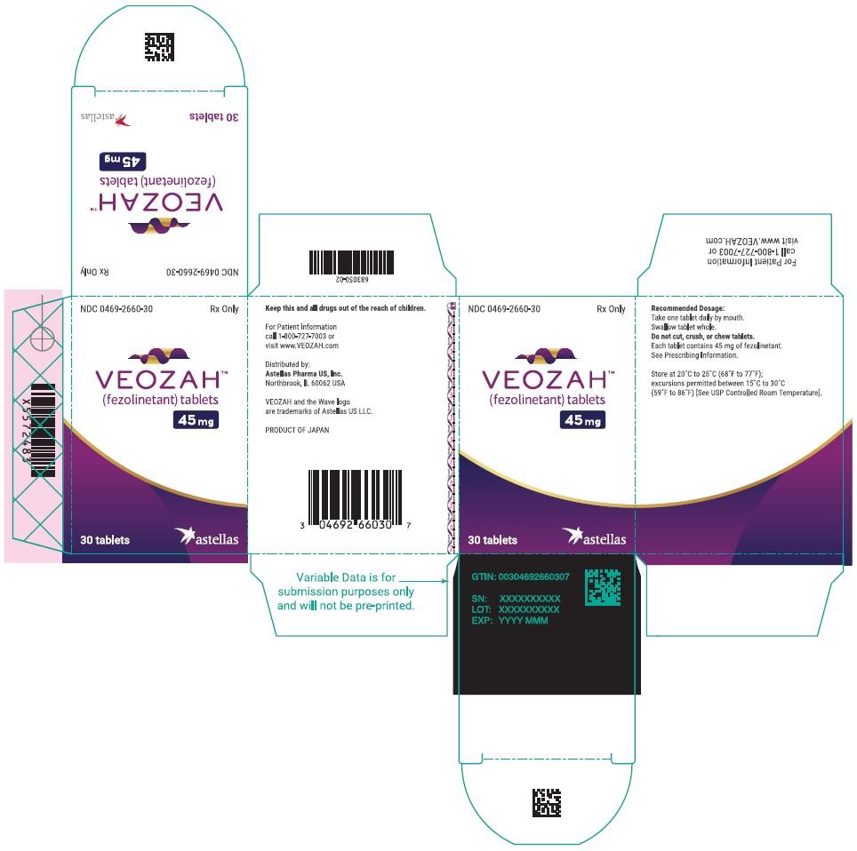 Package/Label Display Panel- VEOZAH Bottle Carton Label