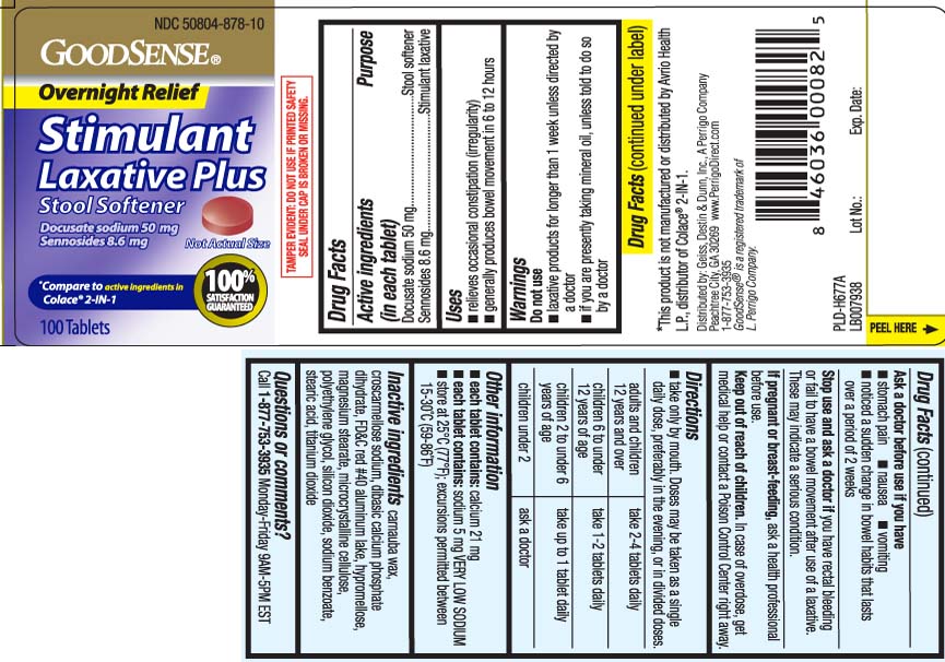 Docusate Sodium 50 mg, Sennosides 8.6
