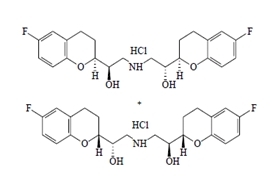 nebivolol hydrochloride structural formula