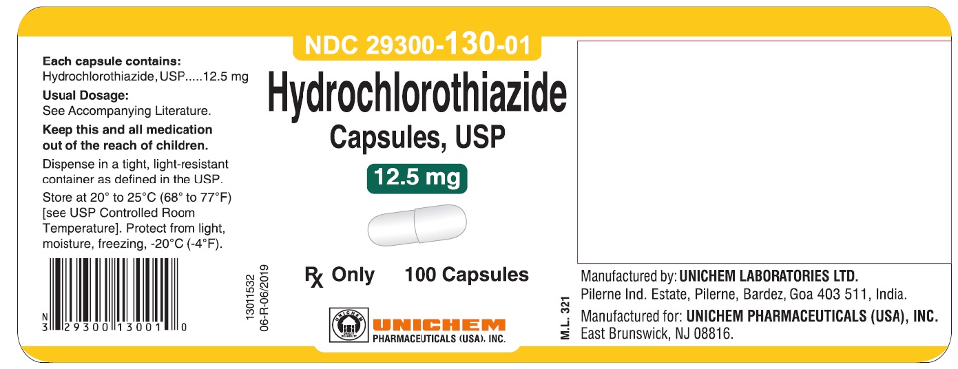 Hydrochlorothiazide capsules 12.5 mg - 100 Capsules