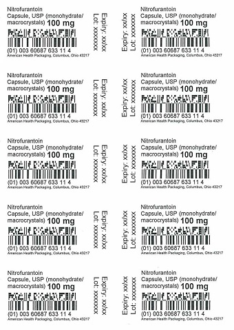 100 mg Nitrofurantoin Capsule Blister