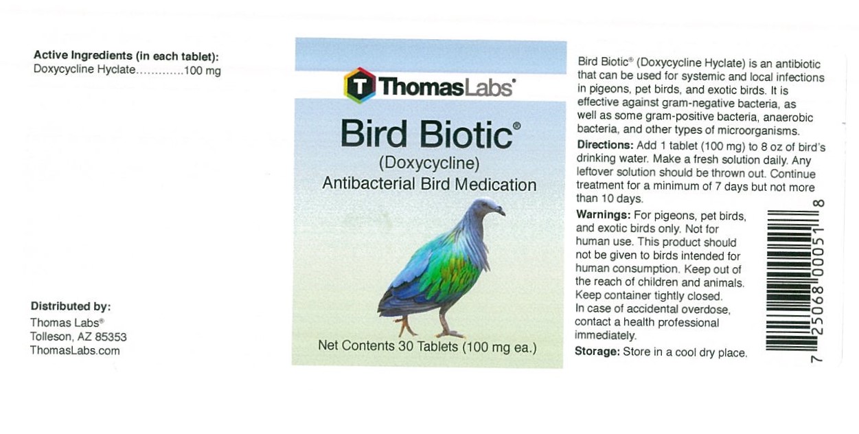 Bird Biotic 100mg 30 tablets