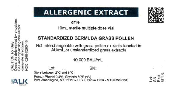 PRINCIPAL DISPLAY PANEL
ALLERGENIC EXTRACT
10mL sterile multiple dose vial
STANDARDIZED BERMUDA GRASS POLLEN
