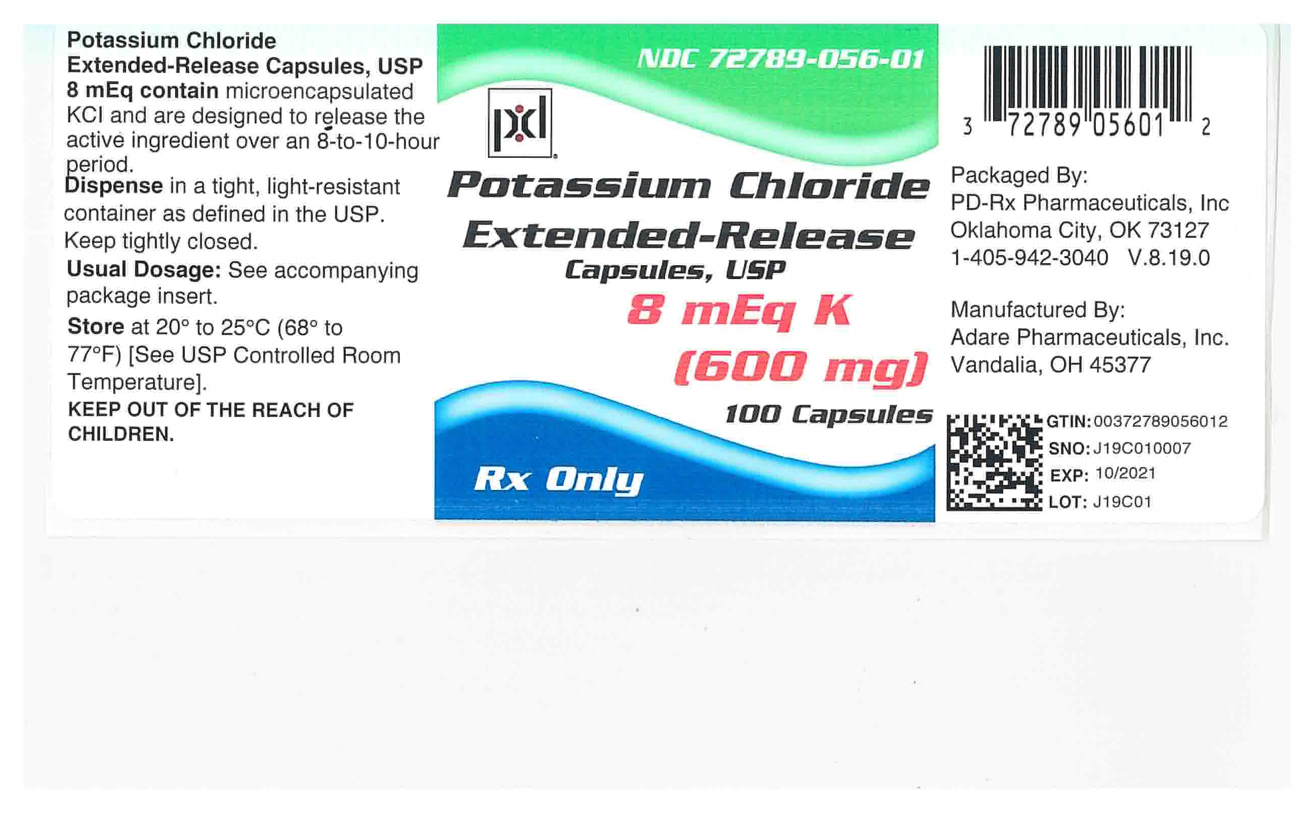 Potassium Chloride Capsule Extended Release