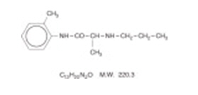 prilocaine-molec-struc