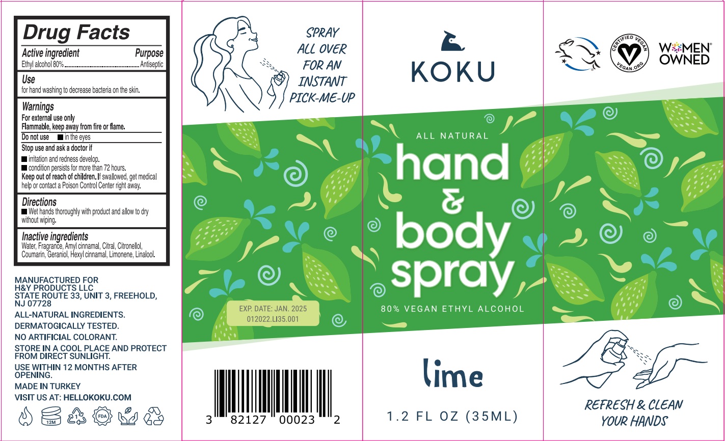 Koku All-Natural Lime 1.2 box