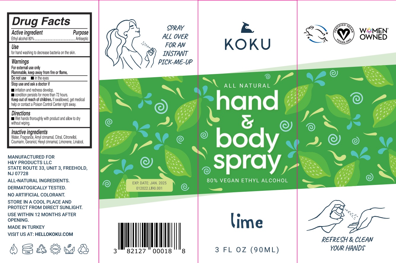 Koku All-Natural Lime 3 box