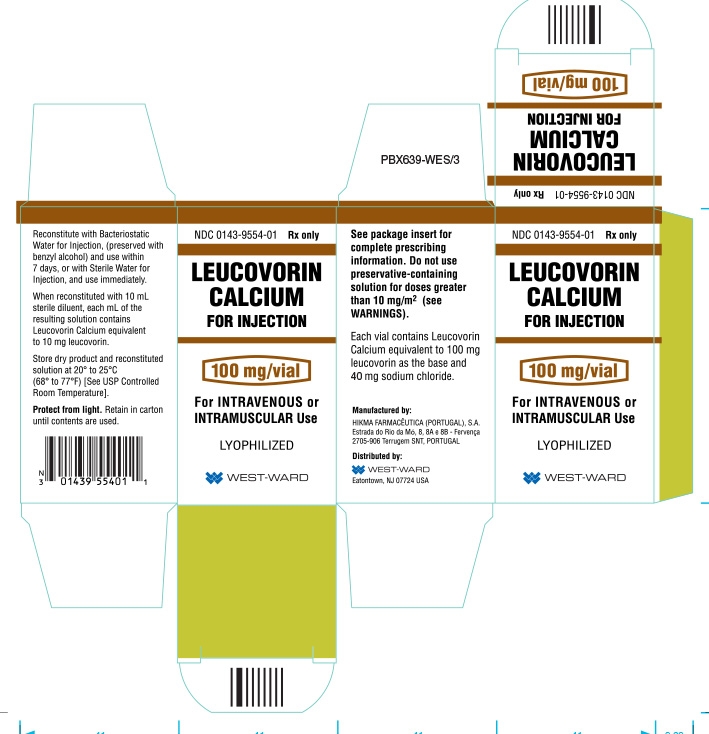 Leucovorin Calcium for Injection 100 mg/vial Carton Image