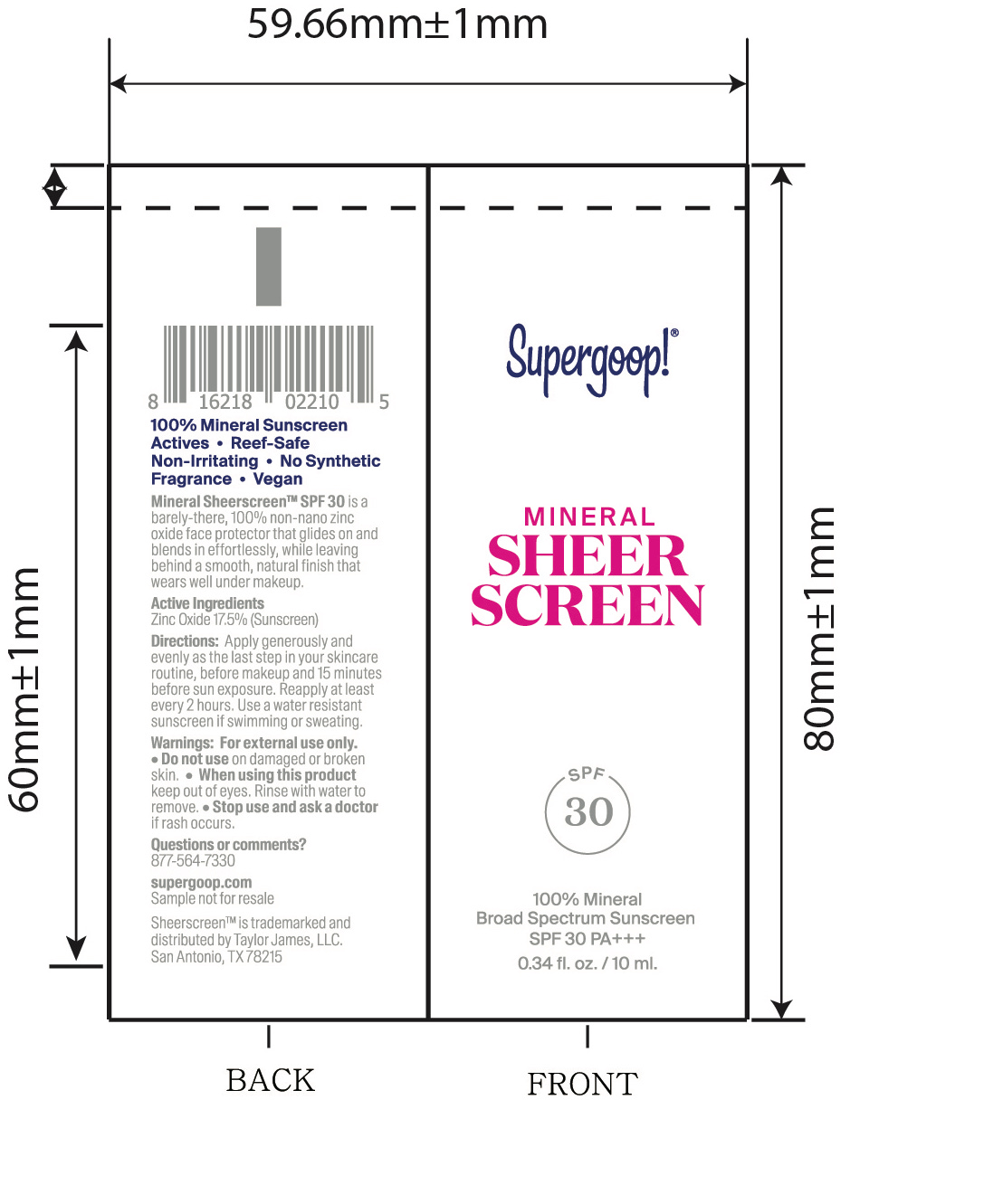 mineral Sheerscreen SPF 30