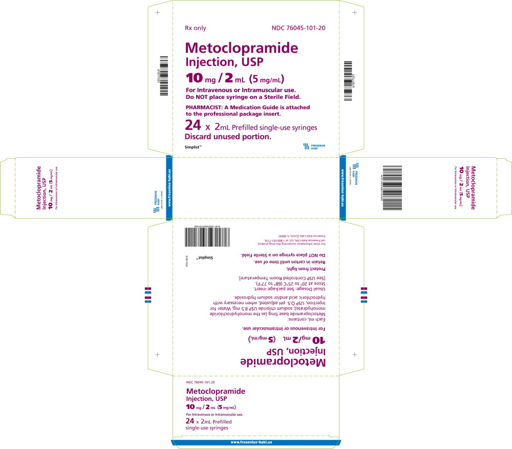 PACKAGE LABEL - PRINCIPAL DISPLAY - Metoclopramide 2 mL Carton Panel
