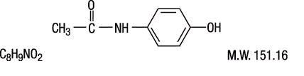 acetaminophen-structure