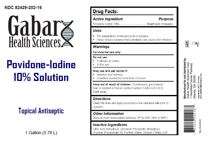 Povidone-Iodine Label
