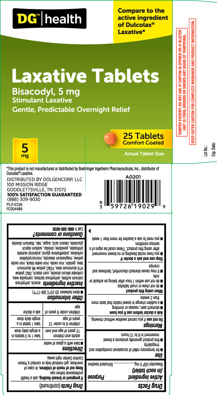 Bisacodyl USP 5 mg