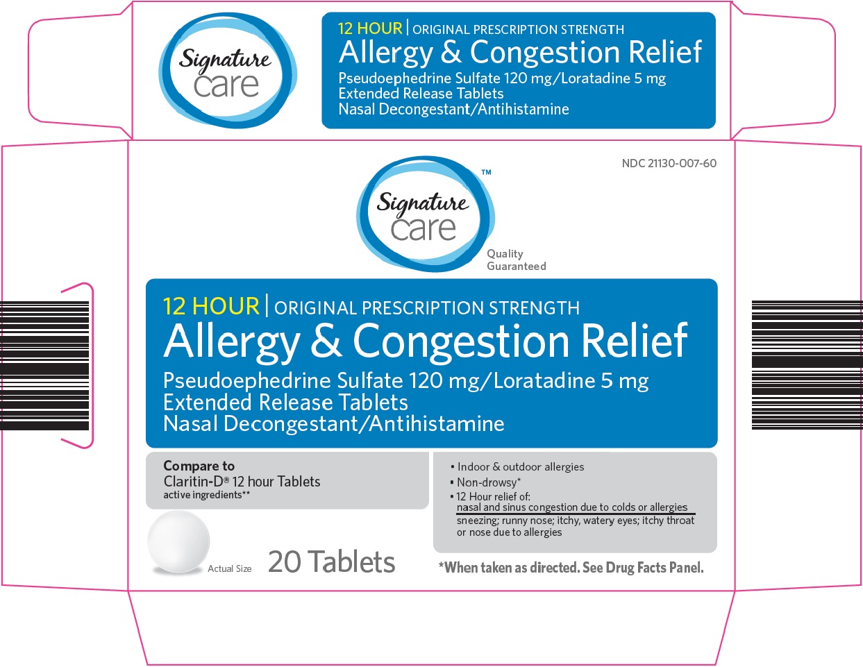 Signature Care Allergy & Congestion Relief image 1
