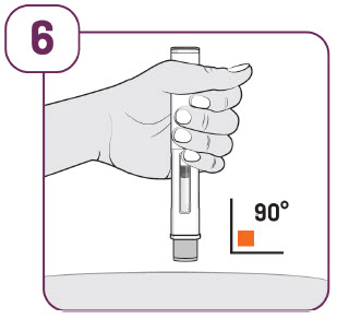 image of how to hold YUSIMRY pen and site for injection - AI instructions for use