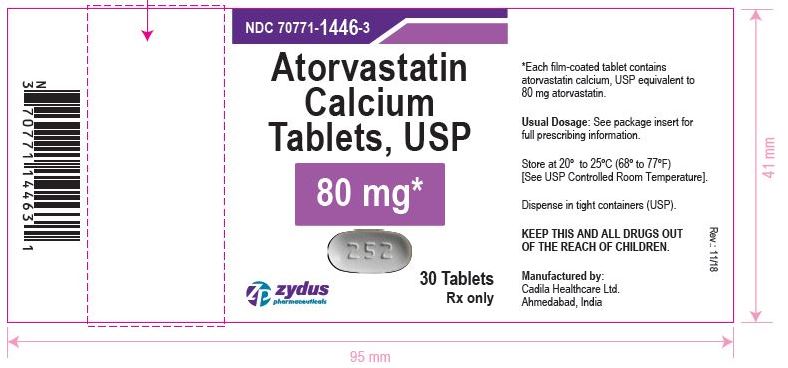 Atorvastatin Calcium Tablets, 80 mg