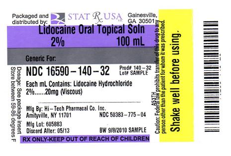 LIDOCAINE LABEL IMAGE