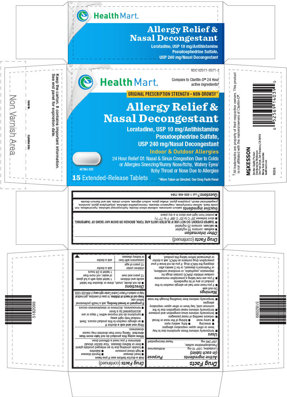 PRINCIPAL DISPLAY PANEL - 10 mg/240 mg Tablet Blister Pack Carton