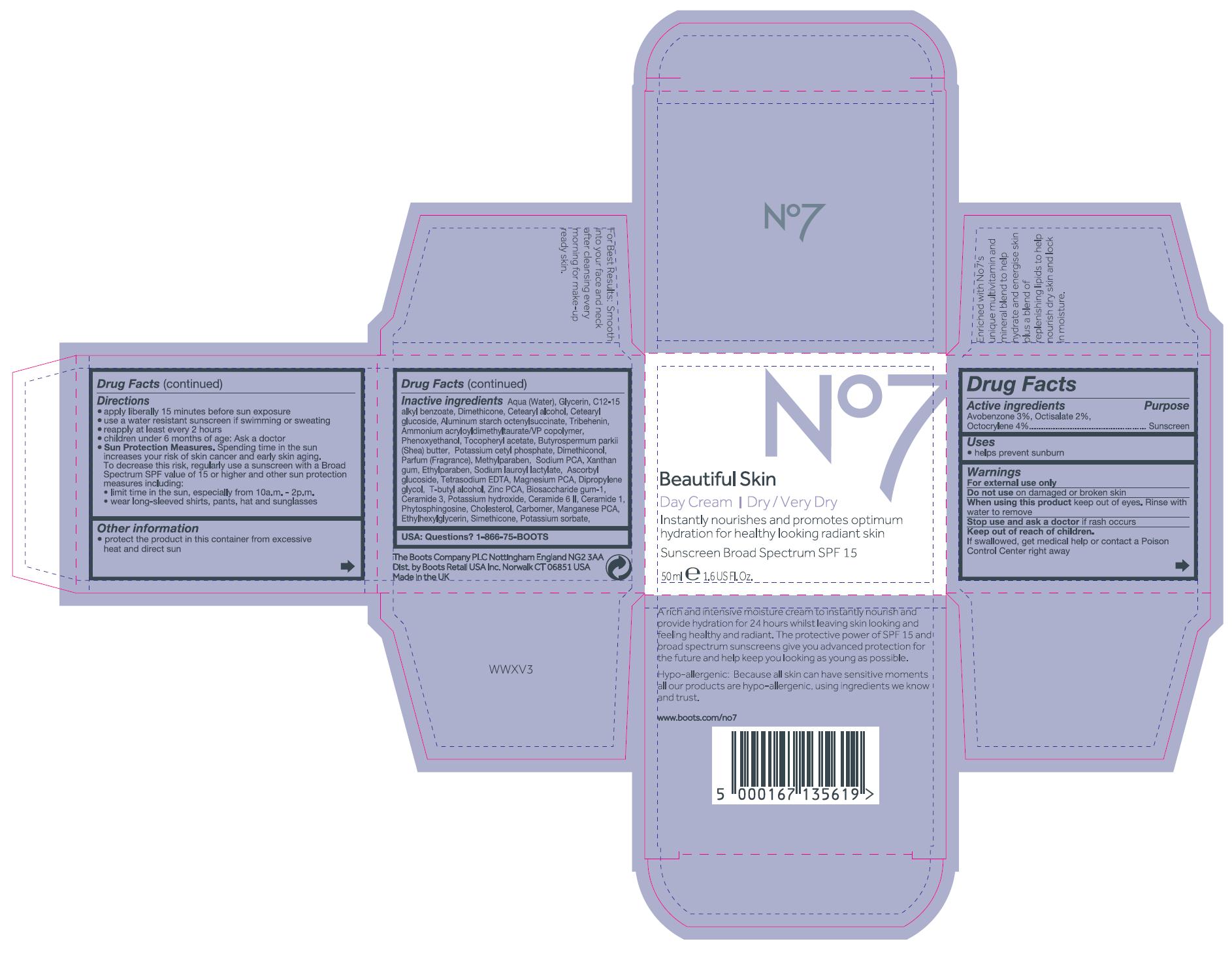 No7 BS Day Cream Dry V Dry SPF 15 carton