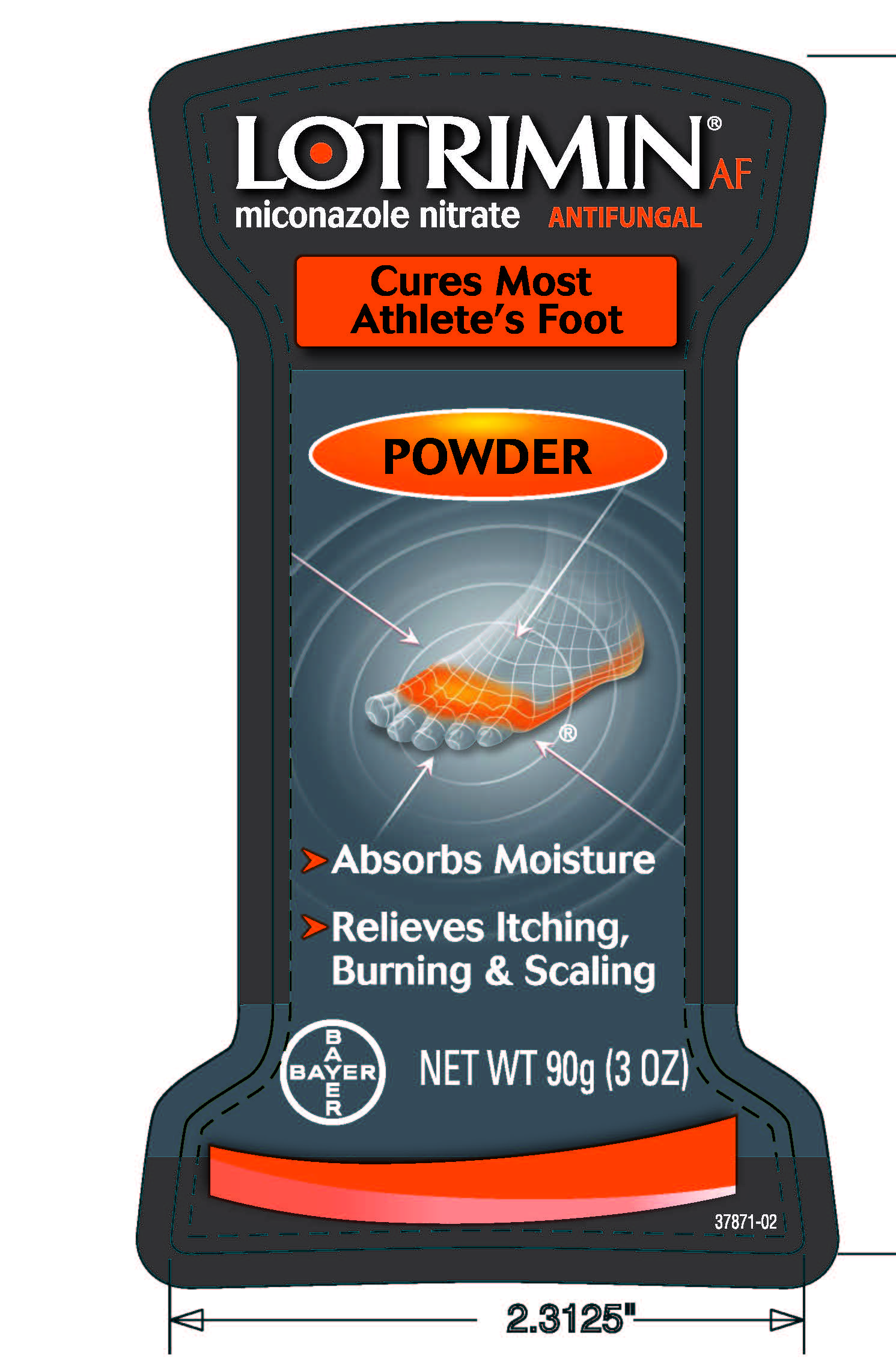 Lotrimin AF Powder front label
