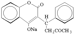 Warfarin Structural Formula