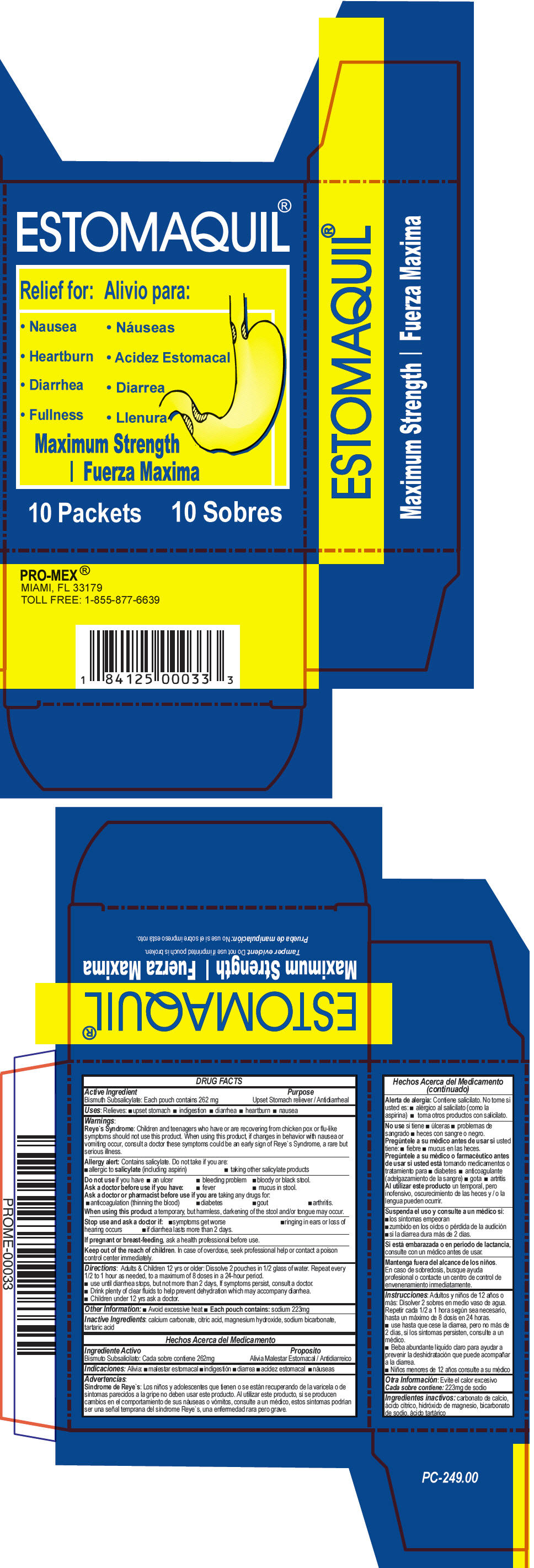 PRINCIPAL DISPLAY PANEL - 10 Packet Carton