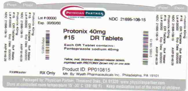 PROTONIX- Pantoprazoel Sodium Tablet, Delayed Release