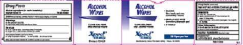 Alcohol Wipes Label