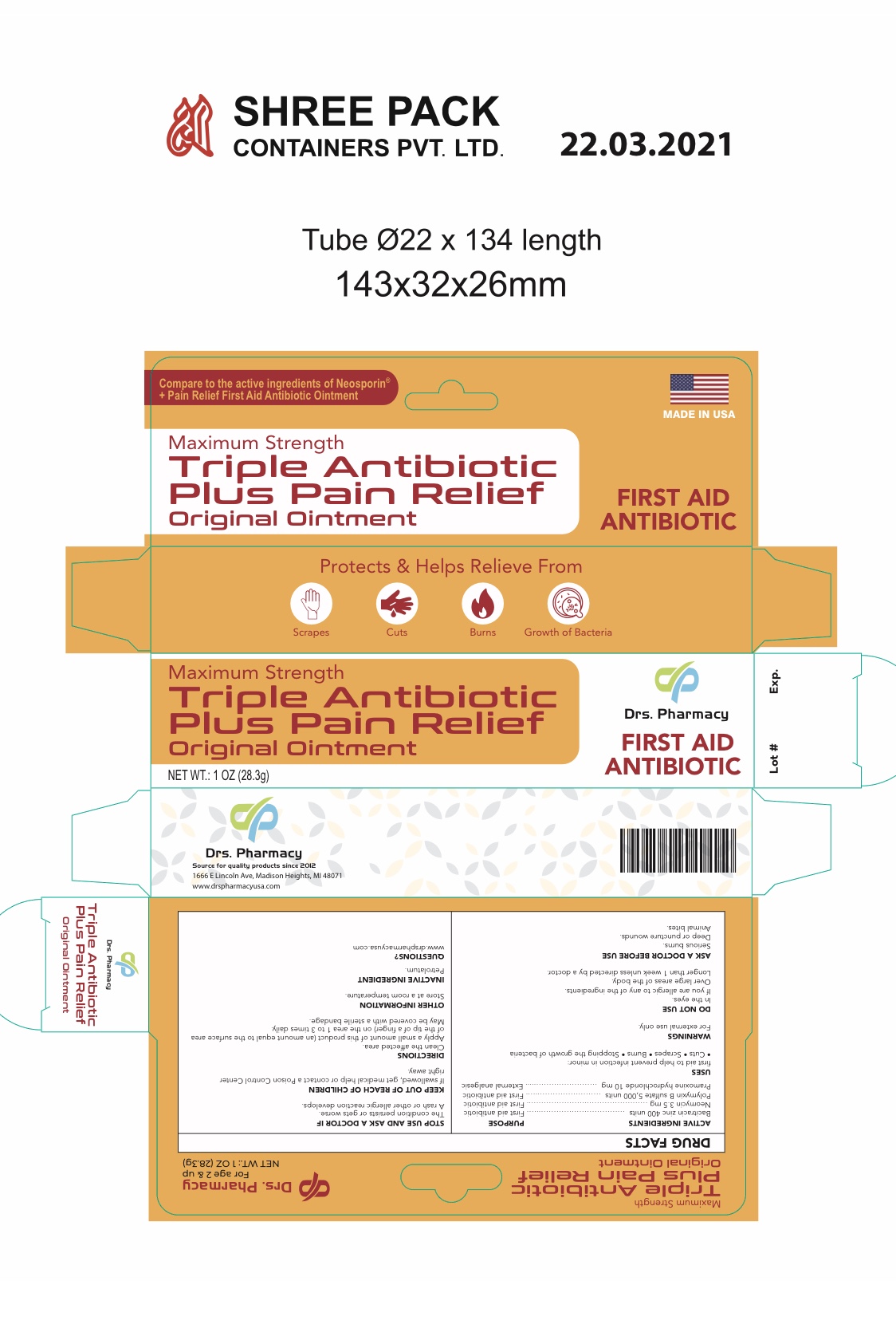 drs. Triple Antibiotic Plus