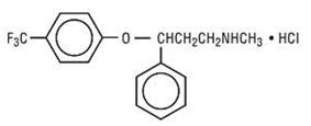 Structural Formula for Fluoxetine