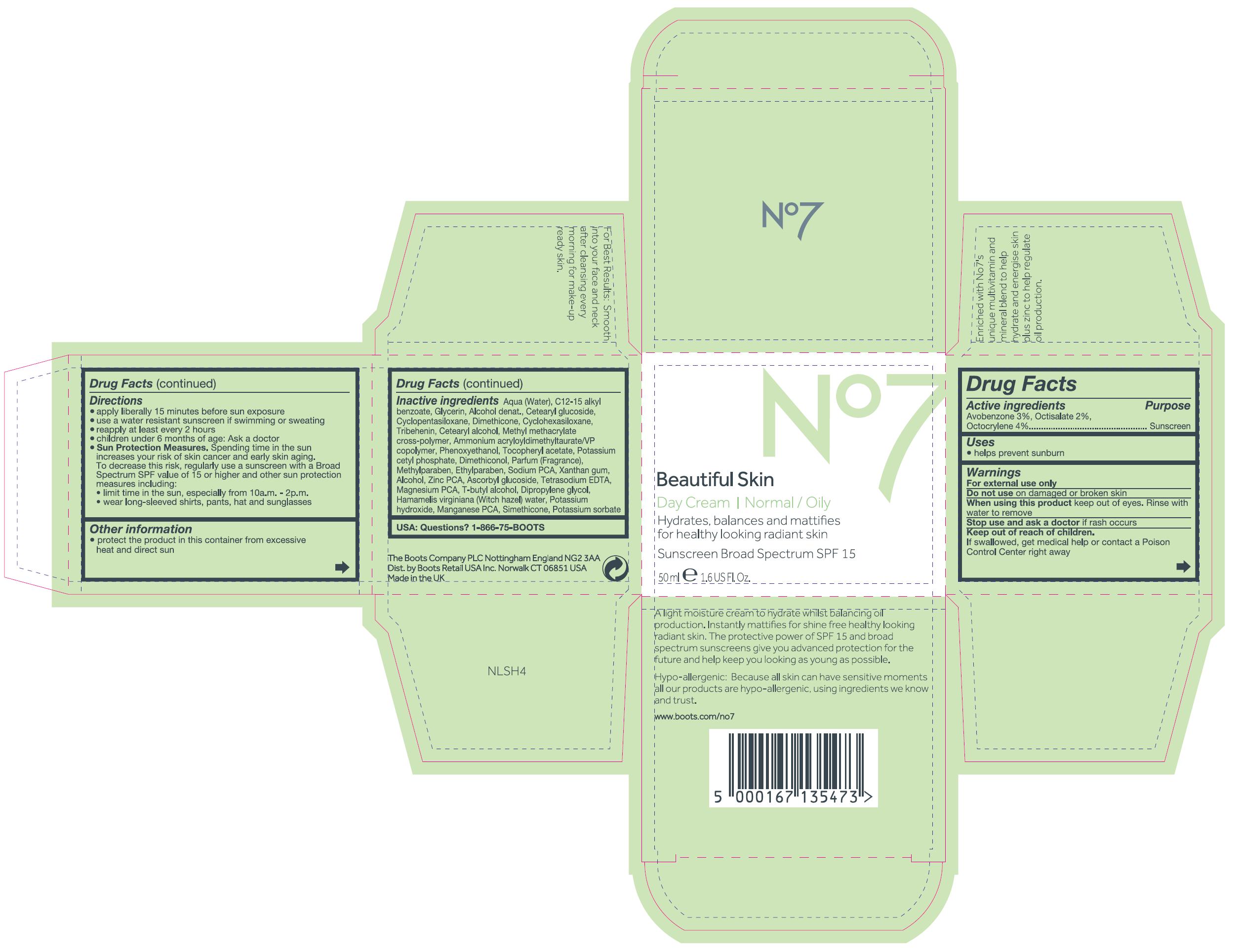No7 BS Day Cream Norm Oily SPF 15 carton