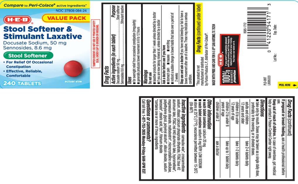 Docusate Sodium 50 mg, Sennosides 8.6 mg