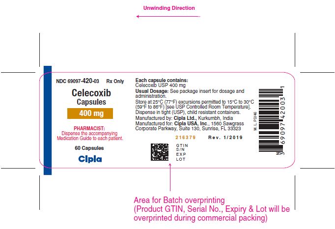 400 mg bottle label