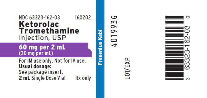 PACKAGE LABEL - PRINCIPAL DISPLAY – Ketorolac Tromethamine 2 mL Single Dose Vial Label

