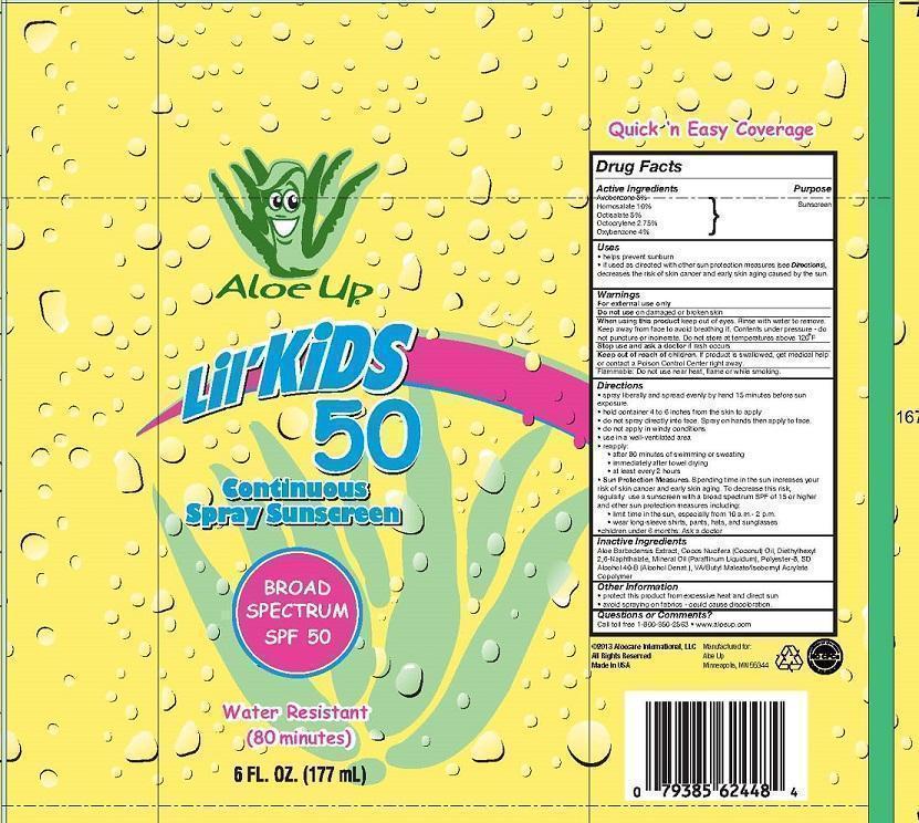 Aloe Up Lil Kids SPF 50 Spray