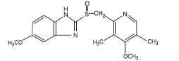 Structure of omeprazole