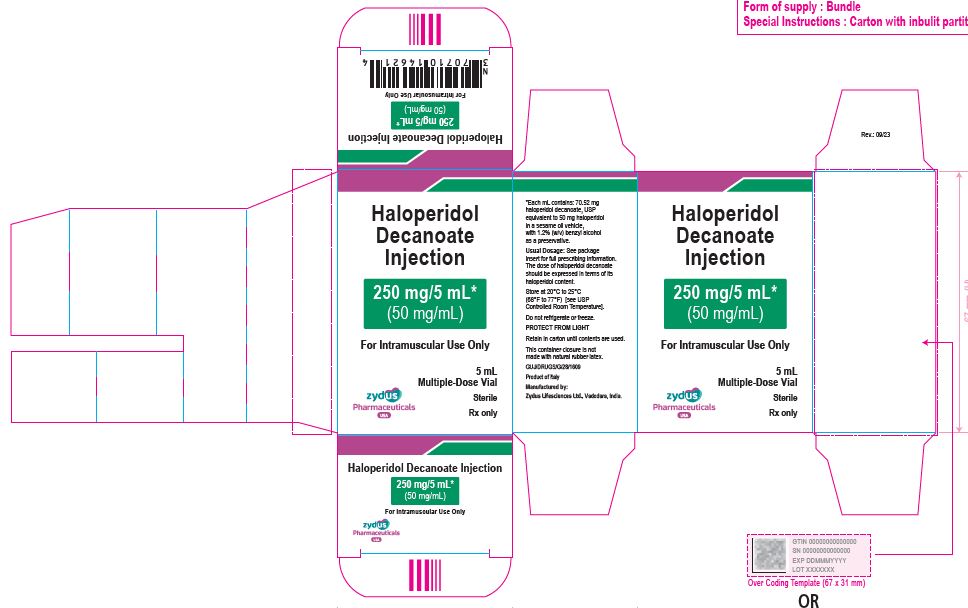 250 mg per 5 mL carton label