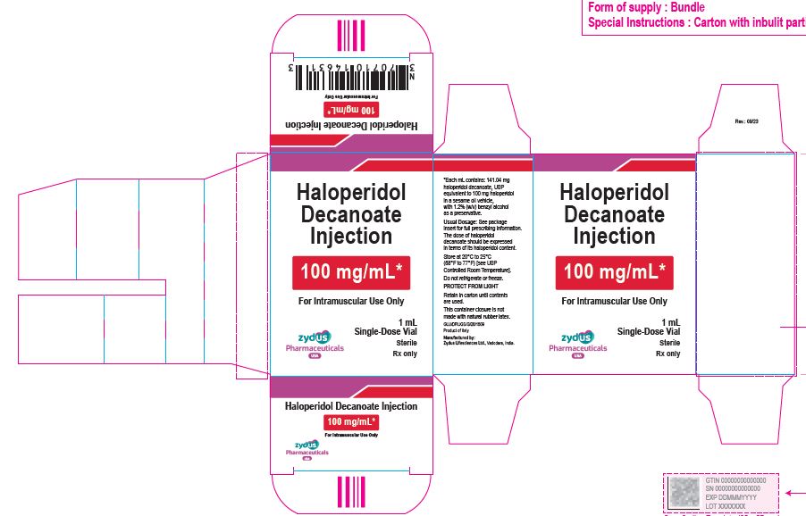 100 mg per mL carton label