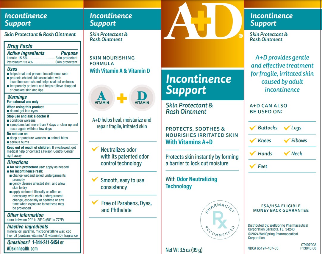 A+D Incontinence Support Ointment 3.5oz