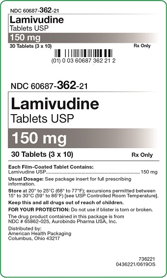 150 mg Lamivudine Tablet Carton