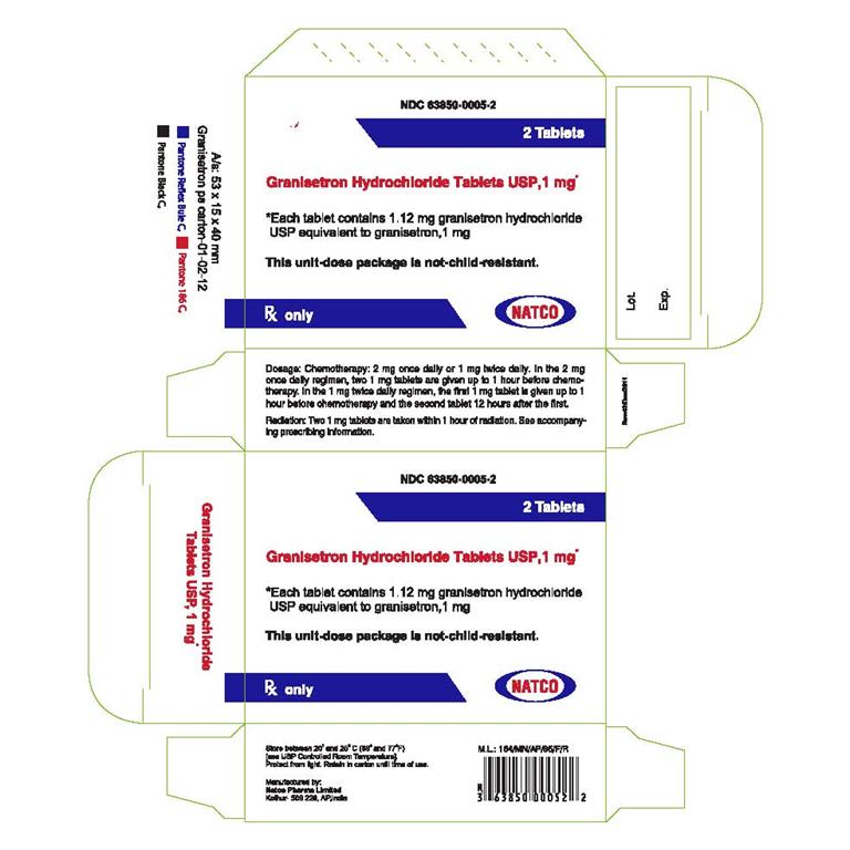 granisetron hydrochloride1mg-carton 2 tablets