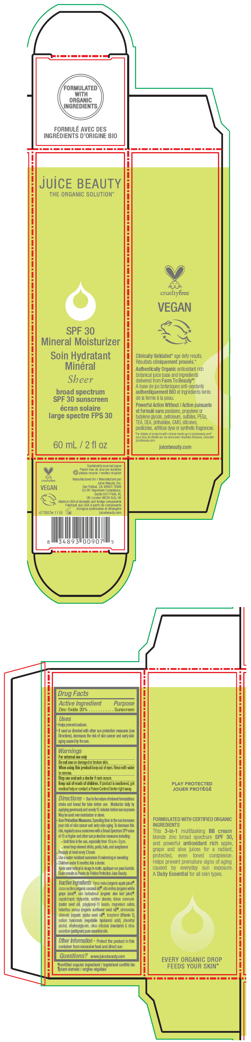 PRINCIPAL DISPLAY PANEL - 60 mL Tube Carton - Sheer