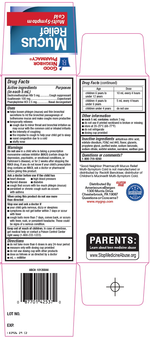 Children's Mucus Relief Carton Image 2