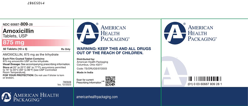 875 mg Amoxicillin Tablets Carton