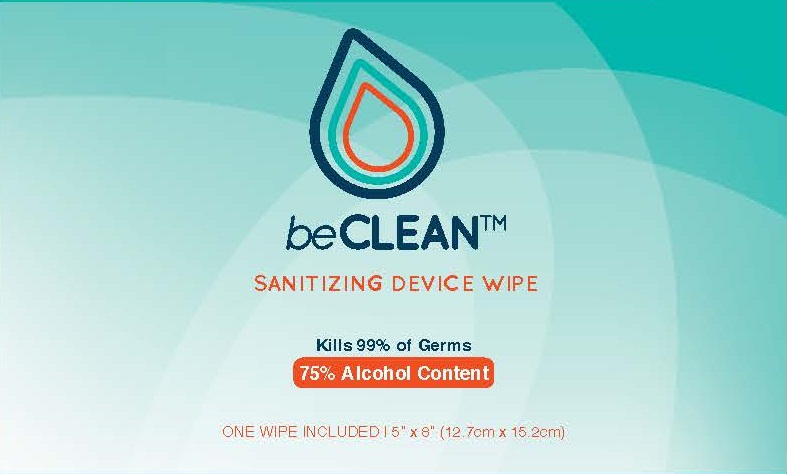 01b LBL_BeClean_Device_Sanitizing_Wipe_Rev_A_PDP