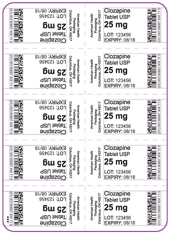 25 mg Clozapine Tablet Blister