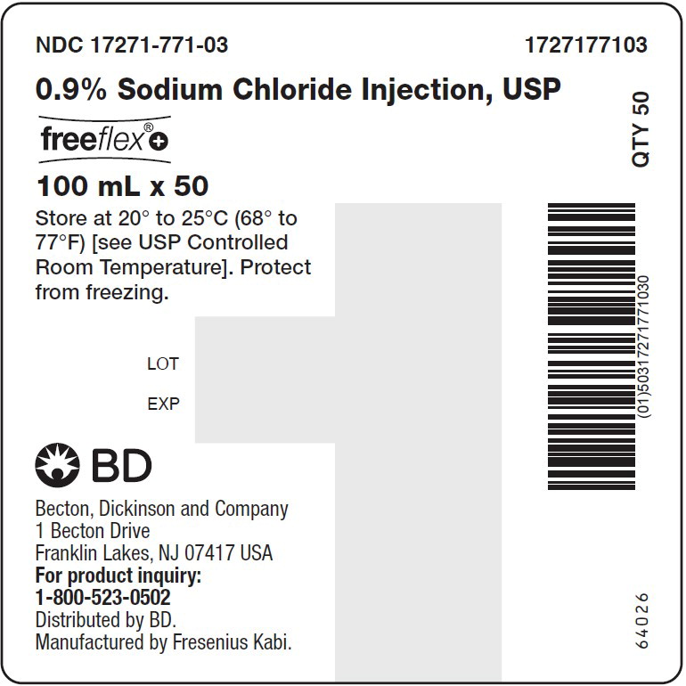 PACKAGE LABEL - PRINCIPAL DISPLAY – 0.9% Sodium Chloride 100 mL Case Label
