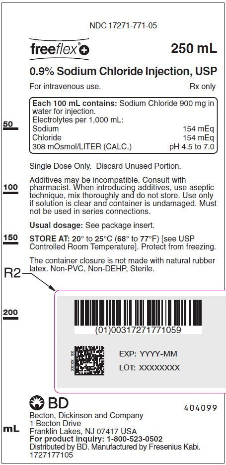PACKAGE LABEL - PRINCIPAL DISPLAY – 0.9% Sodium Chloride 250 mL Bag Label
