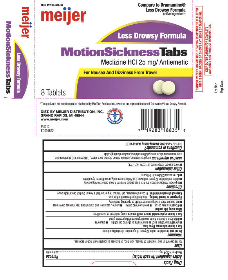 Meclizine HCl 25 mg