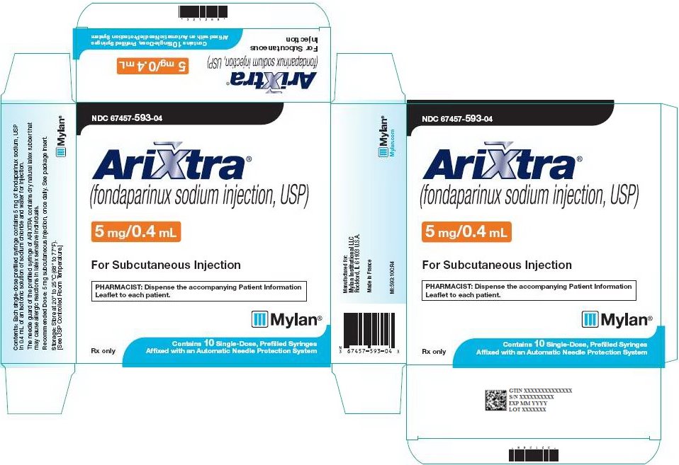Arixtra Injection 5 mg/0.4 mL Carton Label